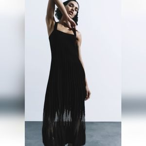 BNWT! Zara Semi-sheer knit dress